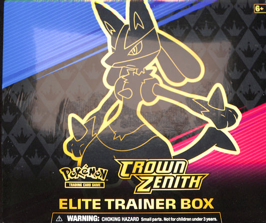 Crown Zenith Elite Trainer Box - Crown Zenith - Pokemon - Sealed Wax