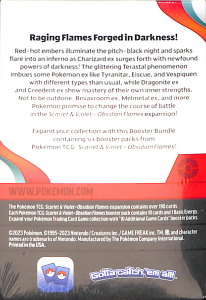 Obsidian Flames Booster Bundle - SV03: Obsidian Flames - Sealed Wax - Pokemon