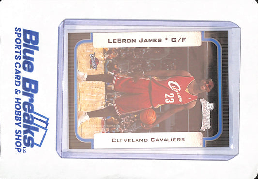 2003 Lebron James - Bowman Chrome Rookie Card - Basketball - Cleveland Cavaliers - # 123
