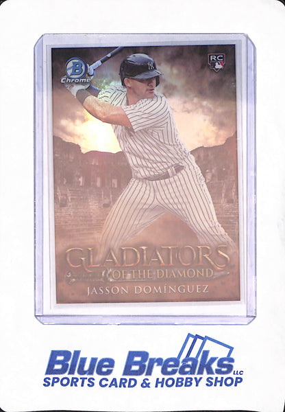 2024 Bowman Chrome - Jasson Dominguez - Gladiators of the Diamond - New York Yankees
