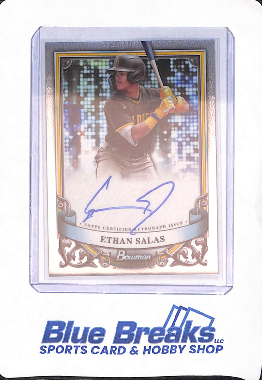 2024 Bowman Sterling - Ethan Salas - Baseball - San Diego Padres - # PA-ES - Autographed