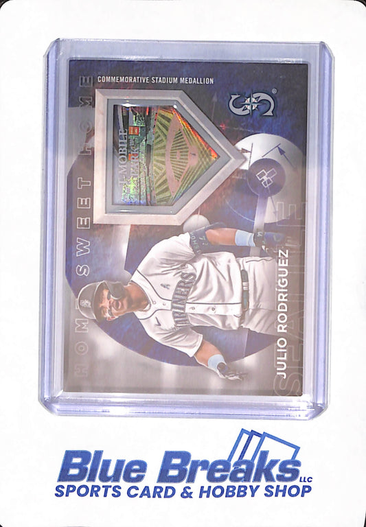 2024 Topps Series One - Julio Rodriguez - Baseball - Seattle Mariners - Home Sweet Home - Stadium Medallion - 290/299