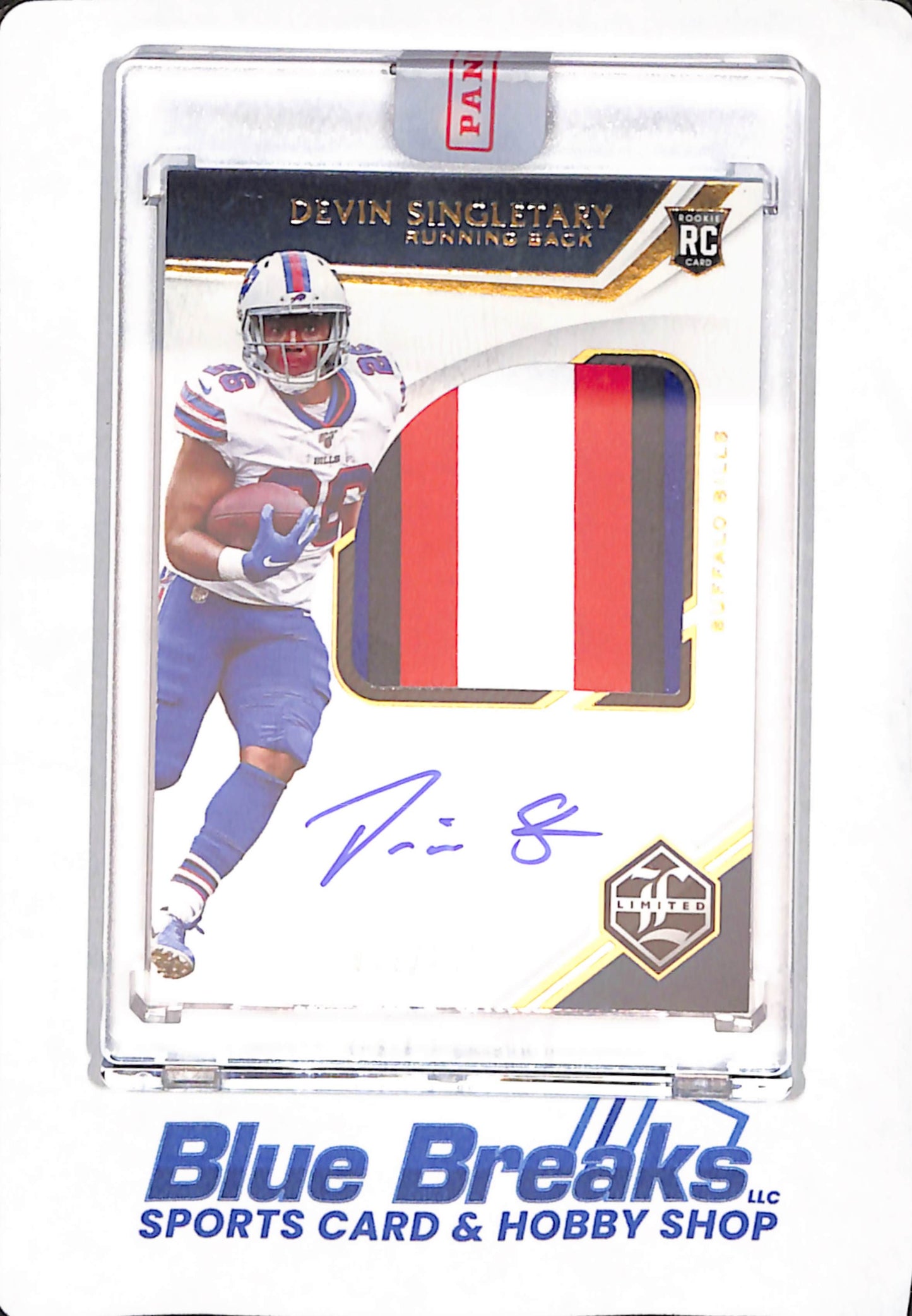 2019 Panini - Limited - Devin Singletary - Buffalo Bills - Football - Relic - Rookie - # 177 - 75/199