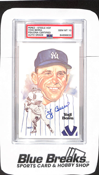 Perez-Steele HOF - Yogi Berra - PSA/DNA Certified - Auto Grade 10 - 08642/10000 - New York Yankees - Baseball - #127