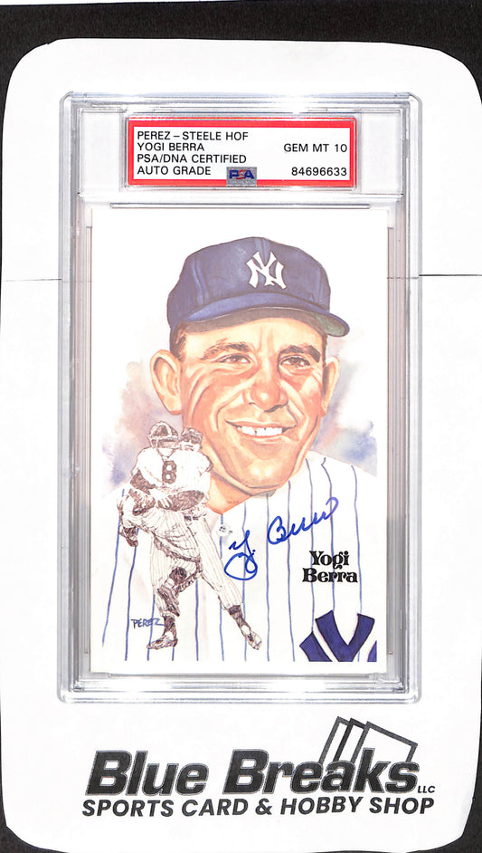 Perez-Steele HOF - Yogi Berra - PSA/DNA Certified - Auto Grade 10 - 08642/10000 - New York Yankees - Baseball - #127