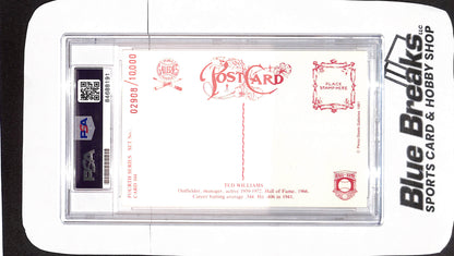 Perez-Steele HOF - Ted Williams - PSA/DNA Certified - Authentic Auto - 2908/10000 - Boston Red Sox - Baseball - #104