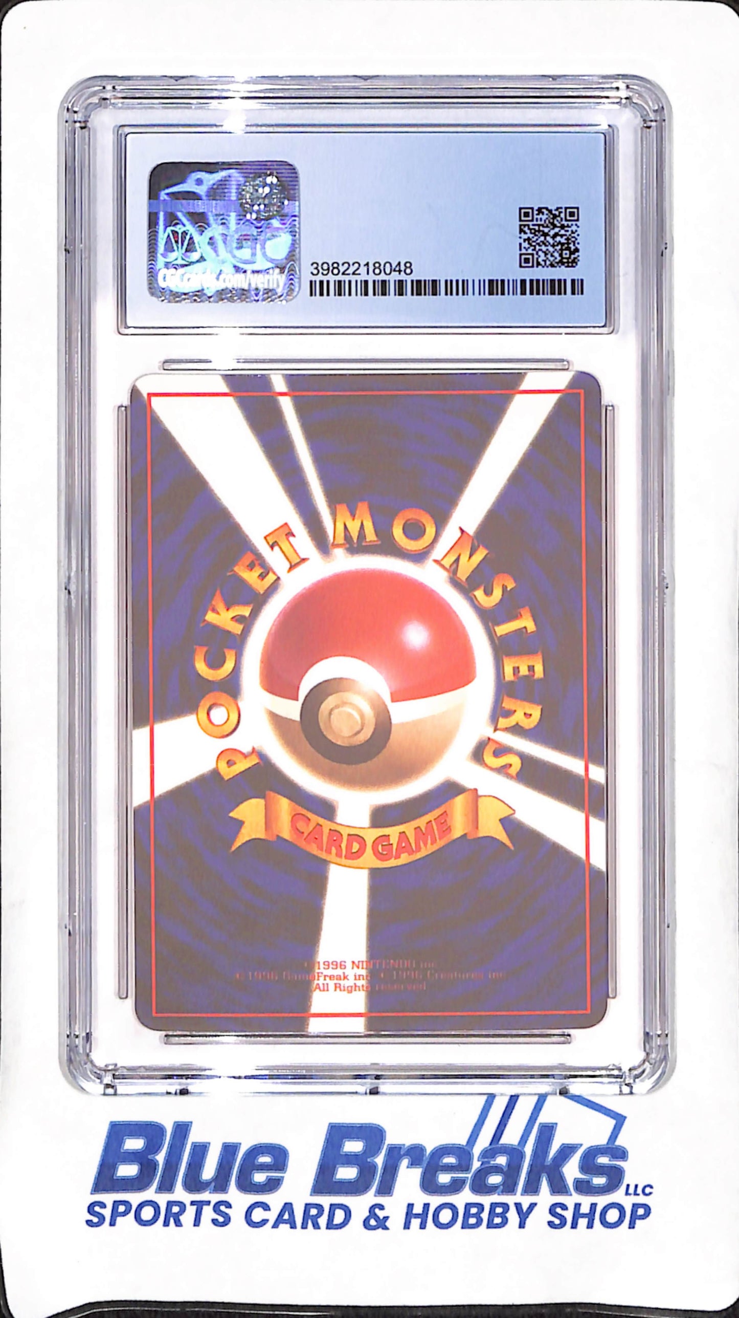 1998 Japanese Pokemon - Tauros - Vending Series 3 - CGC 9.5 - #128