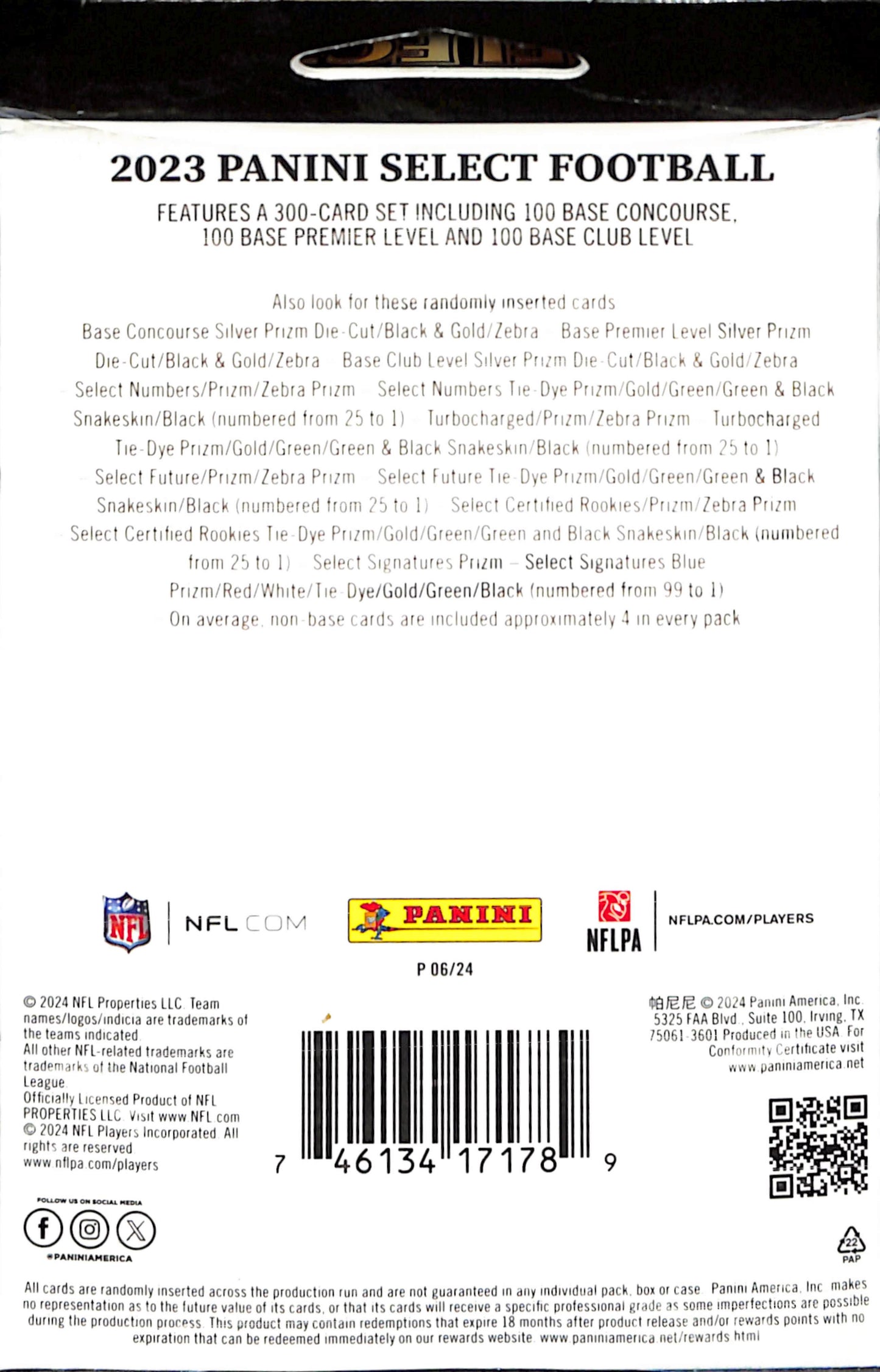 2023 PANINI SELECT FOOTBALL TRADING CARDS HANGER BOX - Sealed Wax