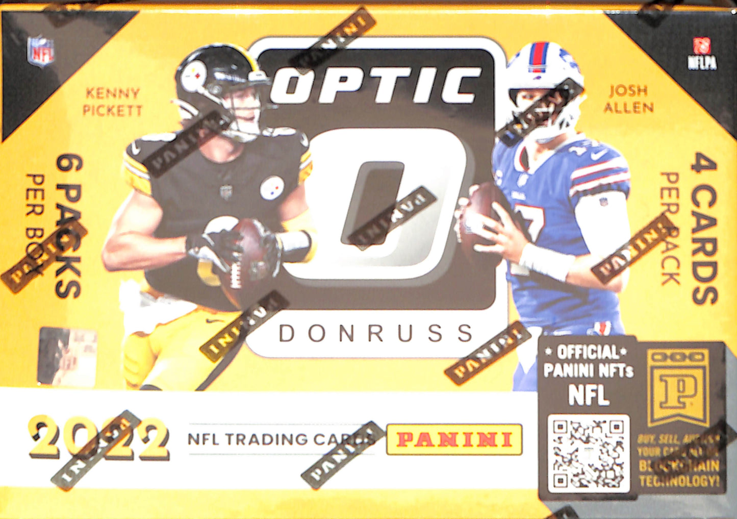 2022 Panini Donruss Optic Football 6-Pack Blaster Box (Pink Parallels!) - Sealed Wax