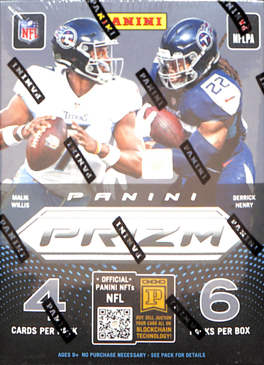 2022 Panini Prizm Football 6-Pack Blaster Box (Red, White, & Blue Prizms!) - Sealed Wax