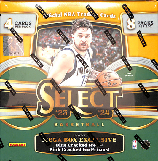 2023/24 Panini Select Basketball Mega Box (Blue Cracked Ice!)