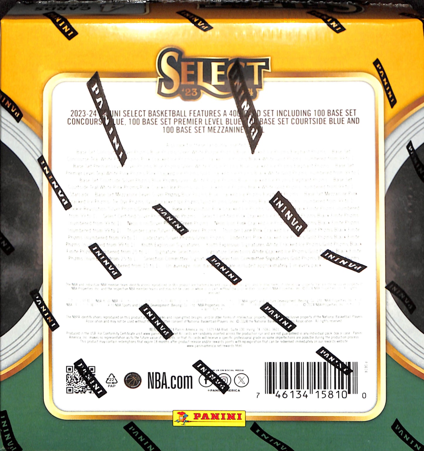 2023/24 Panini Select Basketball Mega Box (Blue Cracked Ice!)
