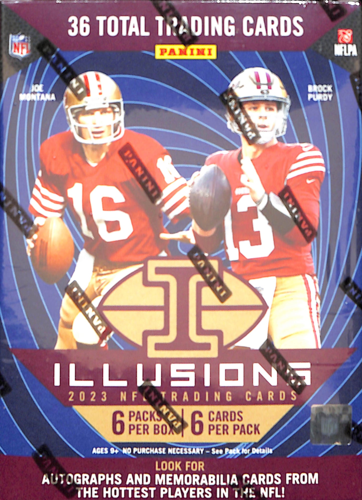 2023 Panini Illusions Football 6-Pack Blaster Box - Sealed Wax