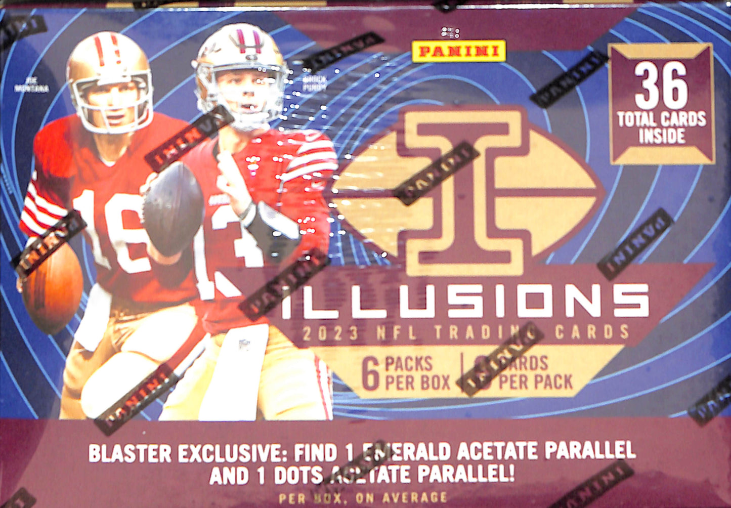 2023 Panini Illusions Football 6-Pack Blaster Box - Sealed Wax