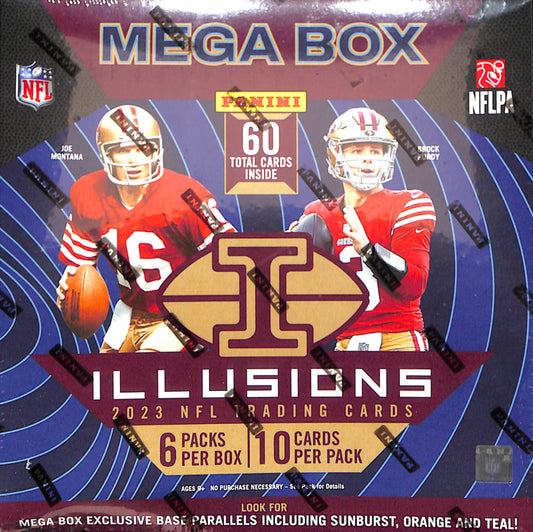 2023 Panini Illusions Football Mega Box - Sealed Wax