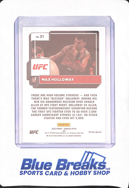 2023 Donruss Optic - Max Holloway - UFC - #21