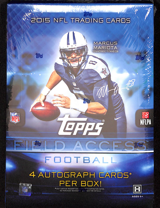 2015 NFL Topps Field Access Football - Hobby Box - Sealed Wax