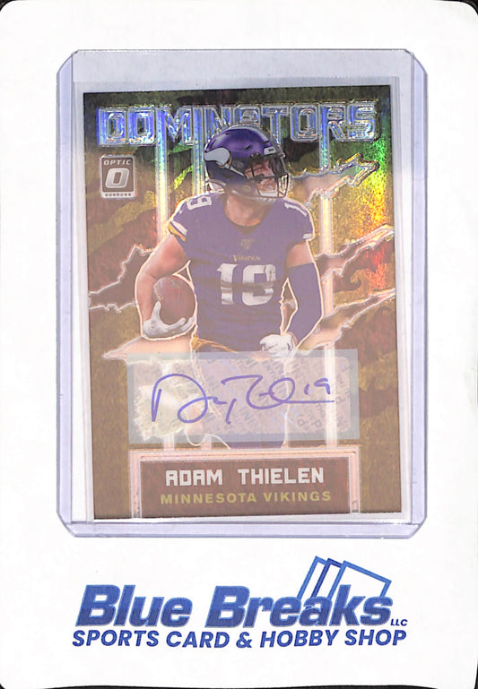 2020 Panini Donruss Optic - Adam Thielen - Football - Minnesota Vikings - Autograph - Dominators - 16/25 - #DM-AT