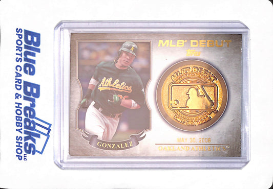 2016 Topps Series 2 - Carlos Gonzalez - Baseball - Oakland Athletics - MLB Debut Medallion - #MLBD2M-25