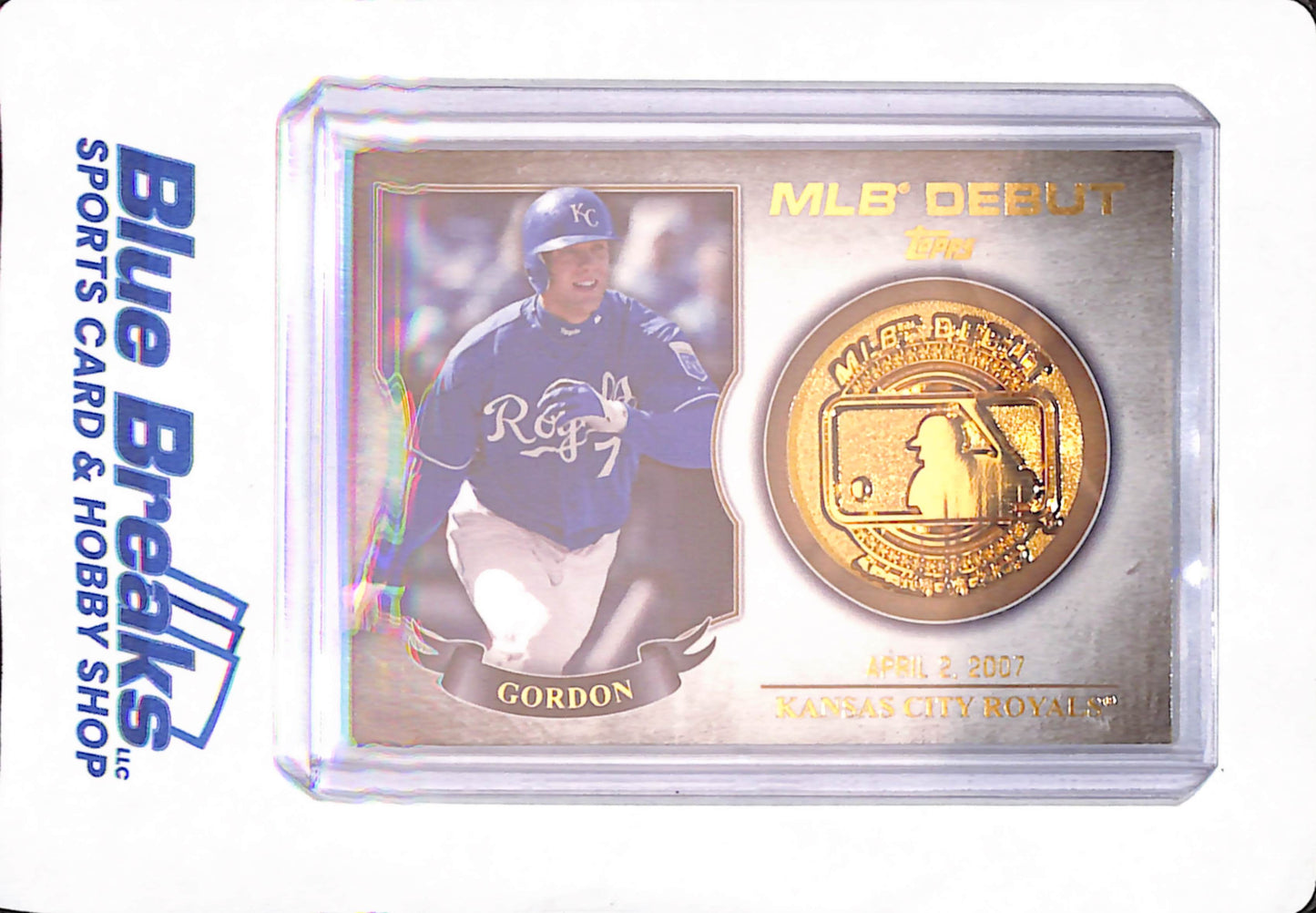 2016 Topps Series 2 - Alex Gordon - Baseball - Kansas City Royals - MLB Debut Medallion - #MLBD2M-31