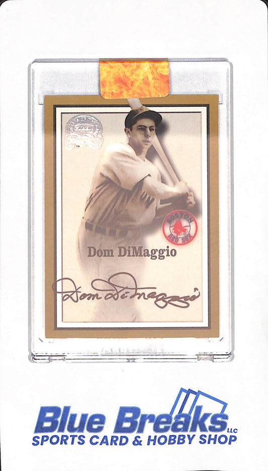 2000 Fleer/Skybox Greats of the Game - Dom DiMaggio - Baseball - Boston Red Sox - Autograph - Encased