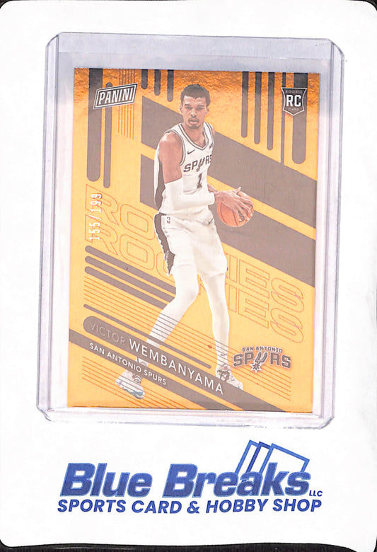 2024 Panini The National - Victor Wembanyama - Basketball - San Antonio Spurs - Orange Foil - RC - 155/199 - #RC14