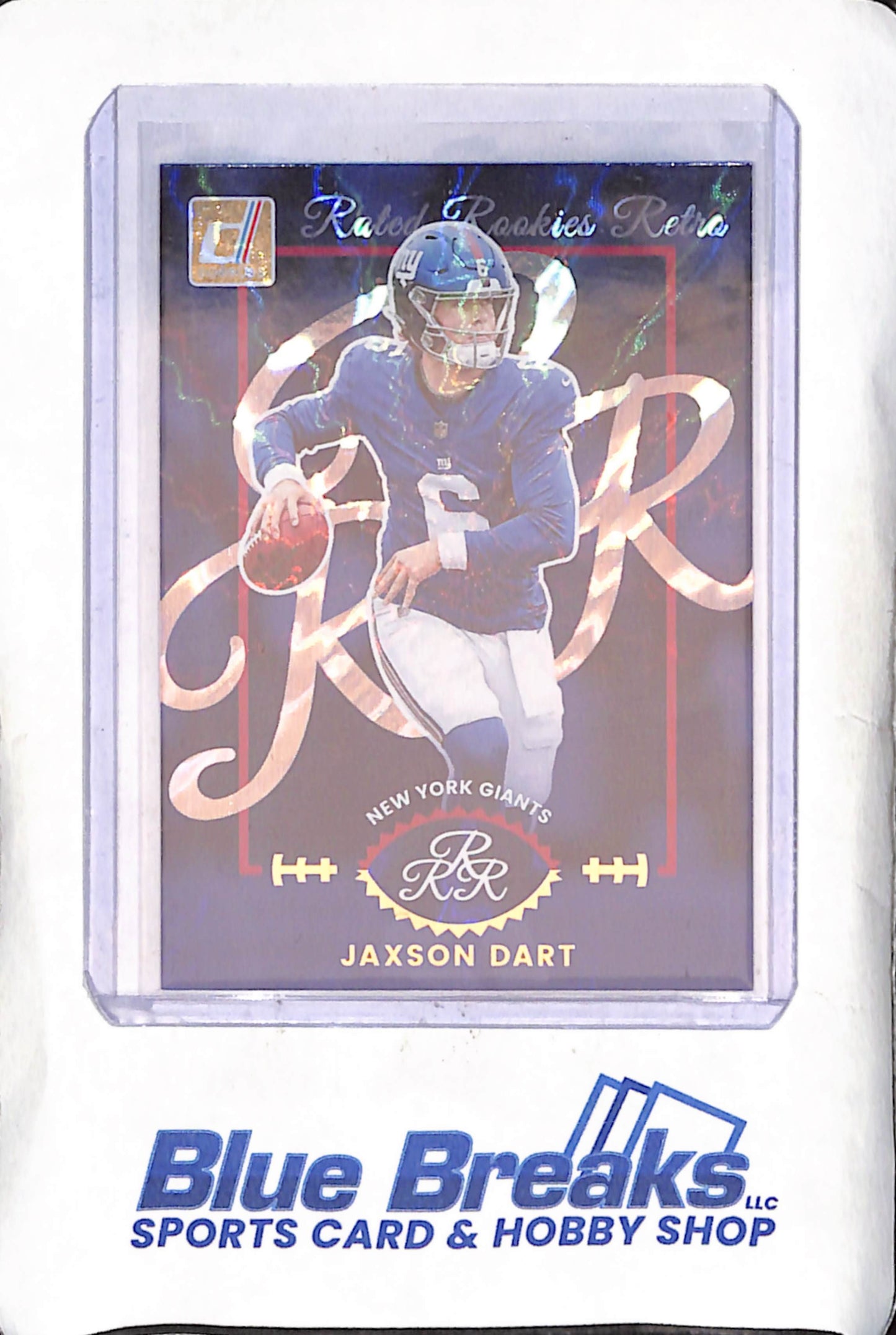 2025 Panini Donruss - Jaxson Dart - Rated Rookie Retro - New York Giants - Football - #1