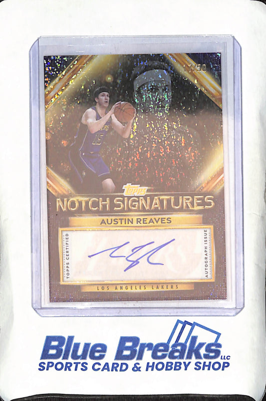 2025 Topps  - Austin Reaves - Notch Signatures - Autograph - 17/50 - Los Angeles Lakers - Basketball - #TNS-ARE