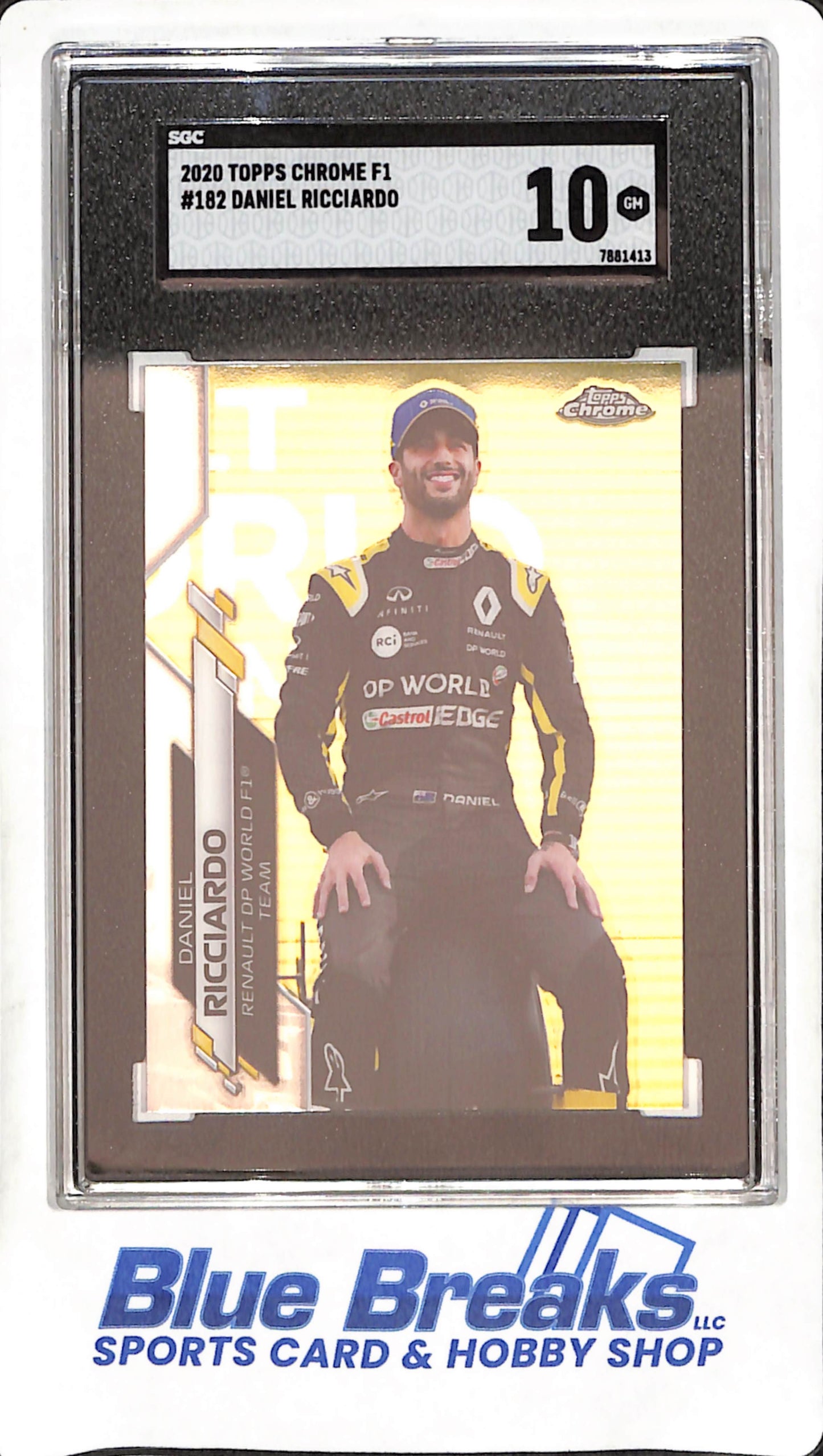 2020 Topps Chrome F1 - Daniel Ricciardo - SGC 10 - Renault DP World F1 Team - Formula One - #182