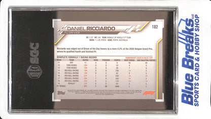 2020 Topps Chrome F1 - Daniel Ricciardo - SGC 10 - Renault DP World F1 Team - Formula One - #182
