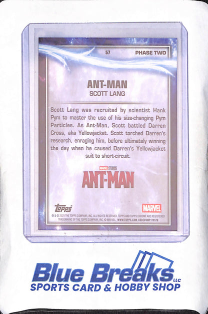 2025 Topps Chrome Marvel - Ant-Man Scott Lang - Phase Two - 56/150 - Marvel - #56