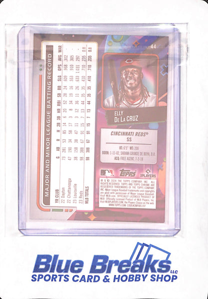 2024 Topps Chrome Cosmic - Elly De La Cruz - Baseball - Cincinnati Reds - RC - #44