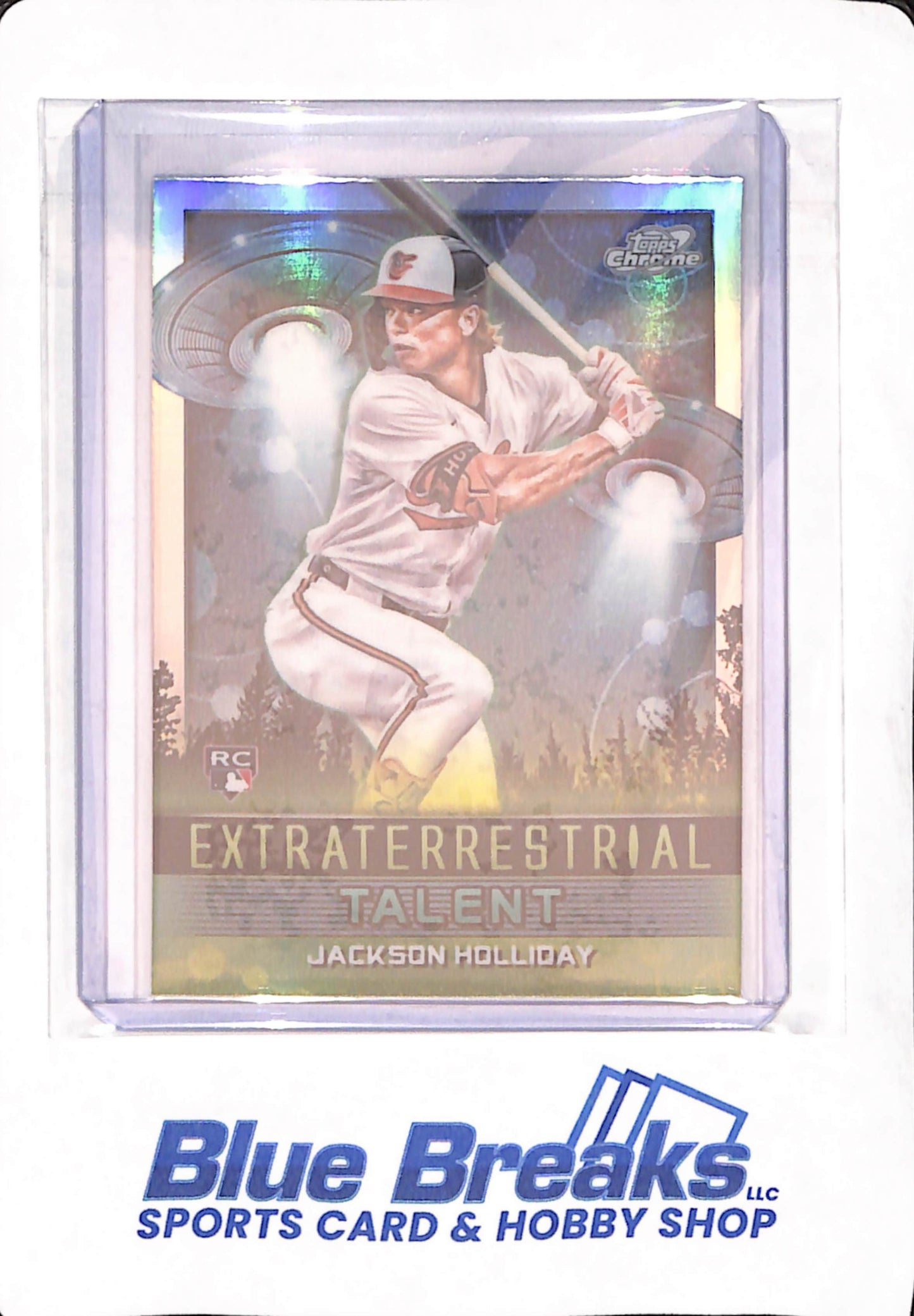 2024 Topps Chrome - Jackson Holliday - Baseball - Baltimore Orioles - Extraterrestrial Talent - RC - #ET-8