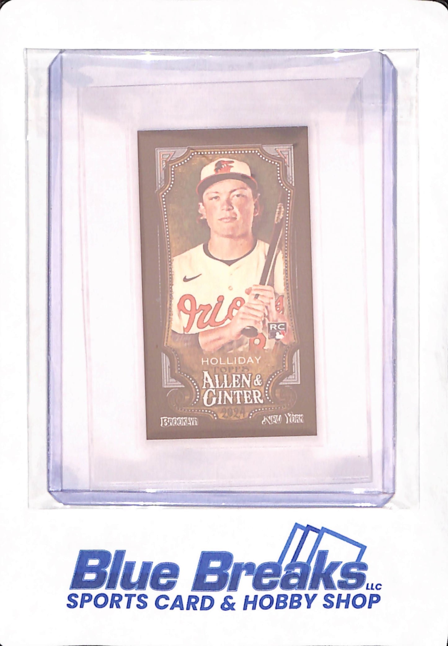 2024 Topps Allen & Ginter - Jackson Holliday - Baseball - Baltimore Orioles - Mini - Black Border - RC - #277