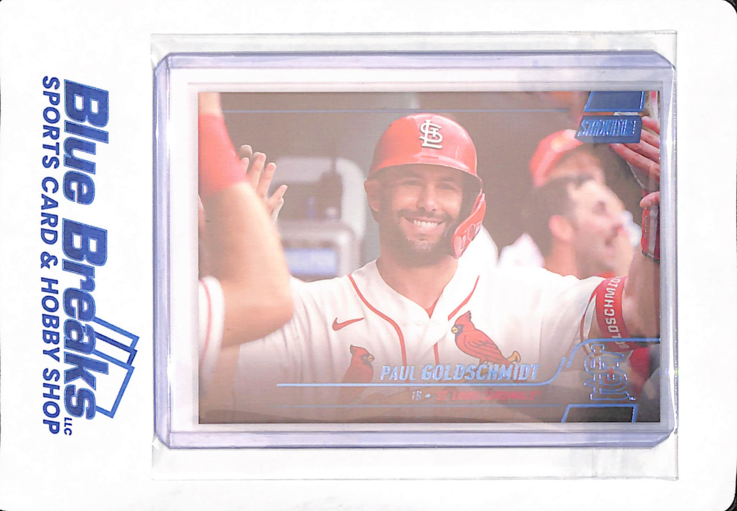 2022 Topps Stadium Club - Paul Goldschmidt - Baseball - St. Louis Cardinals - Blue - 46/50 - #158