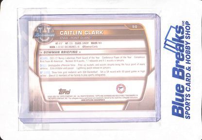 2024 Bowman U Chrome - Caitlin Clark - Basketball - University of Iowa Hawkeyes - 1st - #50