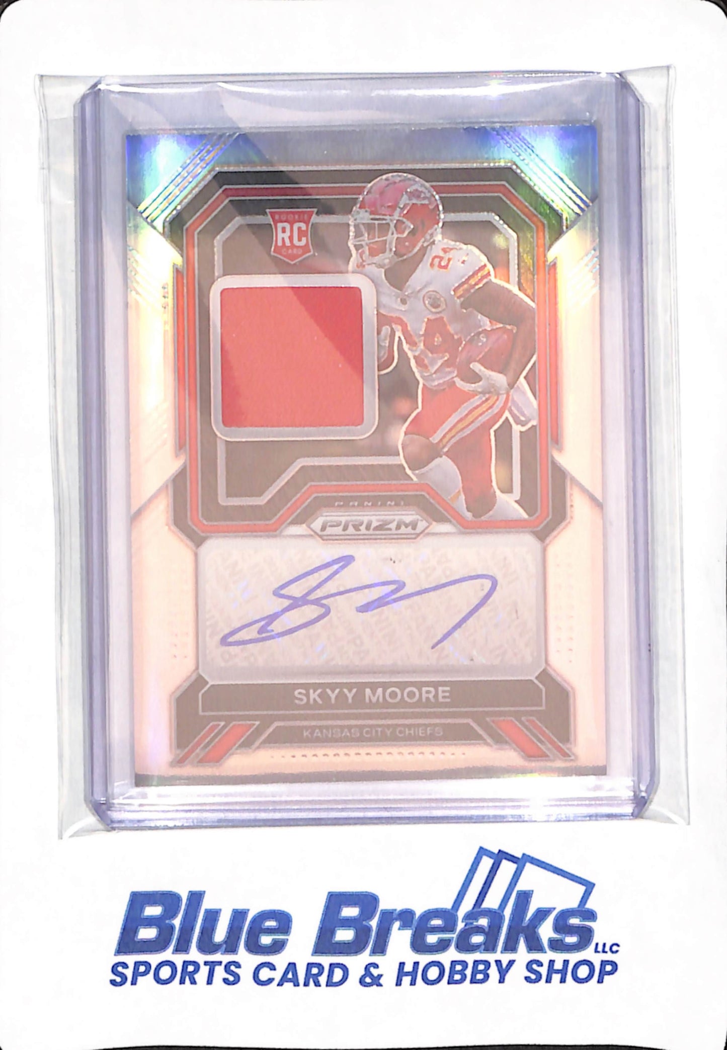 2022 Panini Prizm - Skyy Moore - Football - Kansas City Chiefs - # RPA-SM - 58/99 - Rookie - Relic