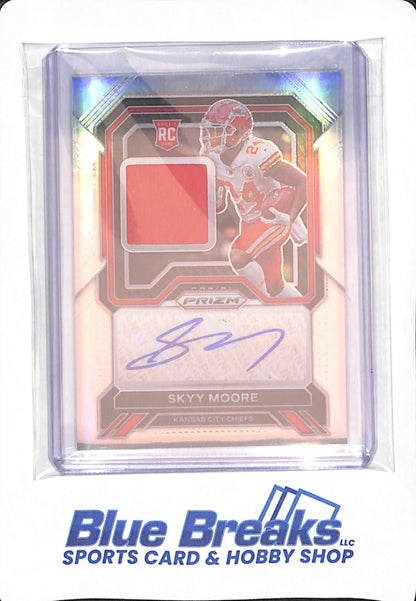 2022 Panini Prizm - Skyy Moore - Football - Kansas City Chiefs - # RPA-SM - 58/99 - Rookie - Relic