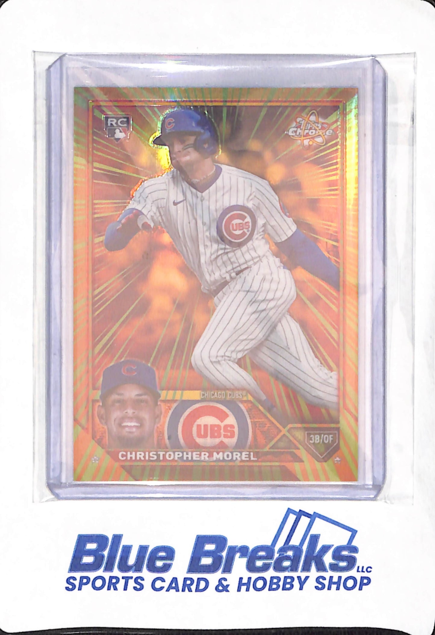 2023 Topps Chrome - Christopher Morel - Baseball - Chicago Cubs - Cosmic - # RR-21 - Radiating Rookies
