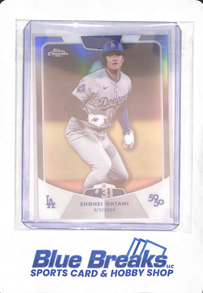 2024 Topps Chrome 50/50 - Shohei Ohtani - Baseball - Los Angeles Dodgers - # 31