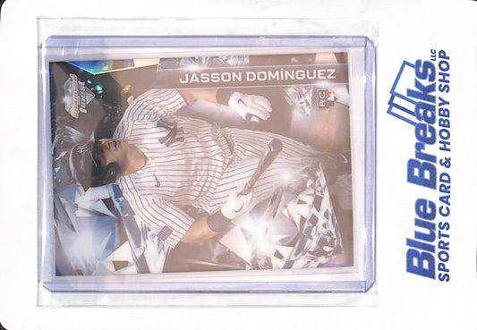 2024 Topps Finest Diamond - Jasson Dominguez - Baseball - New York Yankees - Rookie - # DF-17