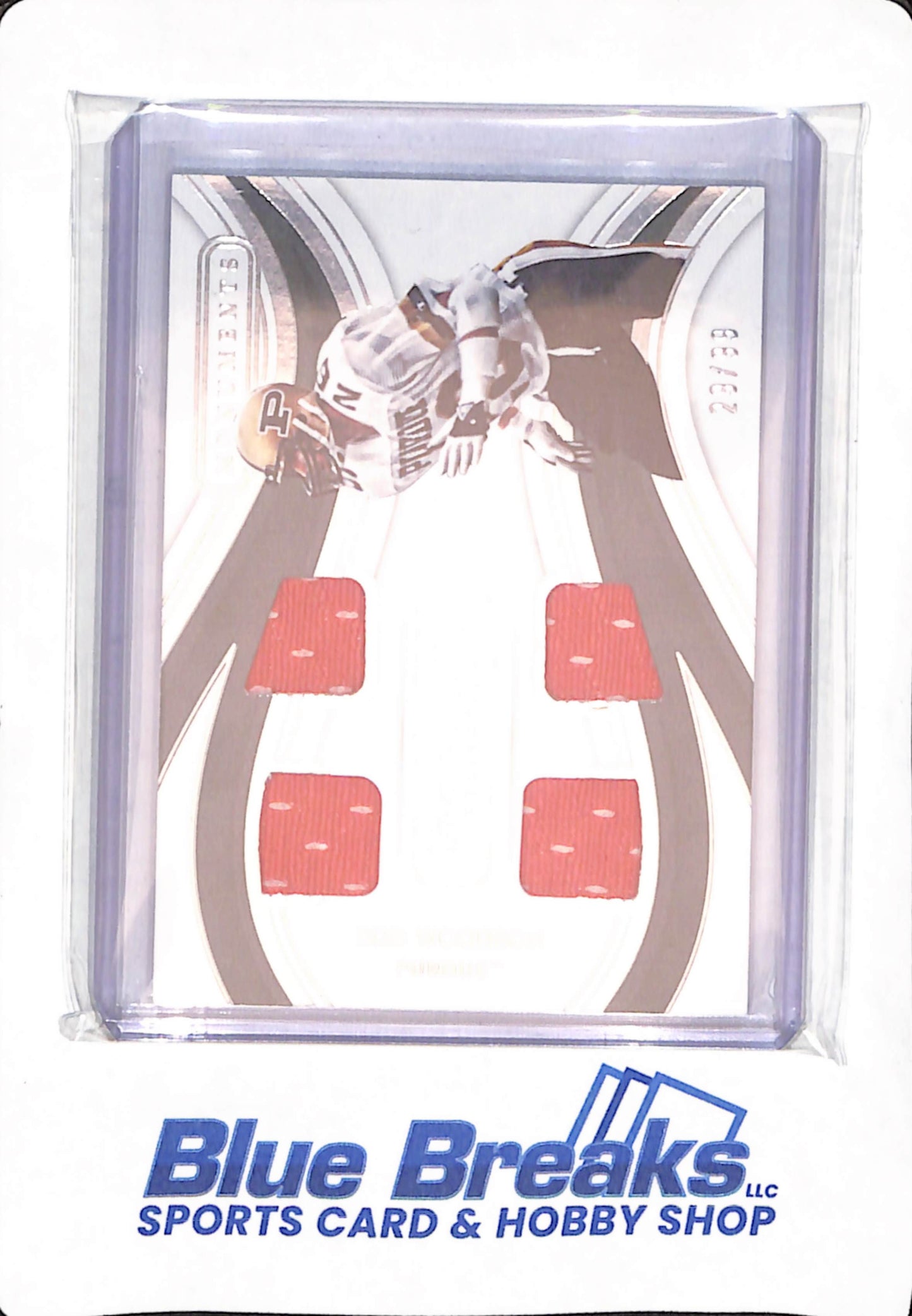 2023 Panini Immaculate - Rod Woodson - Purdue - Football -  # IM-RW -29/99 - Relic Quad - Monuments Game Used