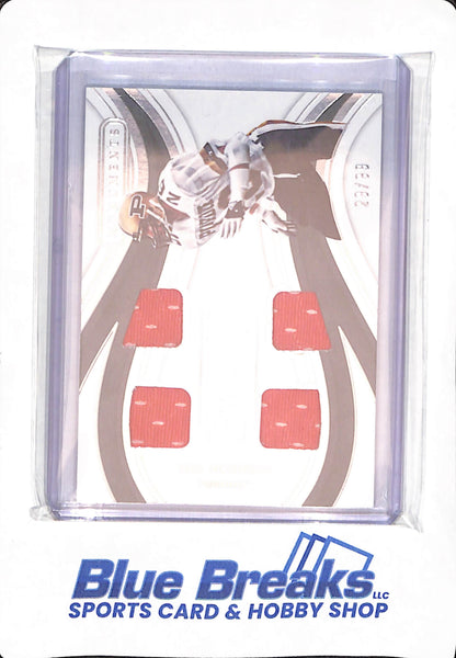 2023 Panini Immaculate - Rod Woodson - Purdue - Football -  # IM-RW -29/99 - Relic Quad - Monuments Game Used