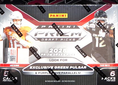 2025 Panini Prizm Draft Picks Blaster - Football - Sealed Wax