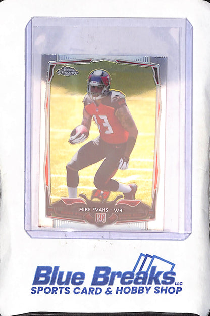2014 Topps Chrome Mini - Mike Evans - RC - Tampa Bay Buccaneers - Football - #185