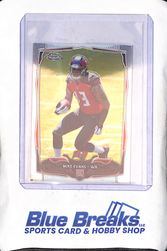 2014 Topps Chrome Mini - Mike Evans - RC - Tampa Bay Buccaneers - Football - #185