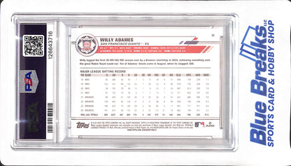 2025 Topps All-Star Game - Willy Adames - Blue Foil - PSA 10 - 87/150 - San Francisco Giants - Baseball - #23