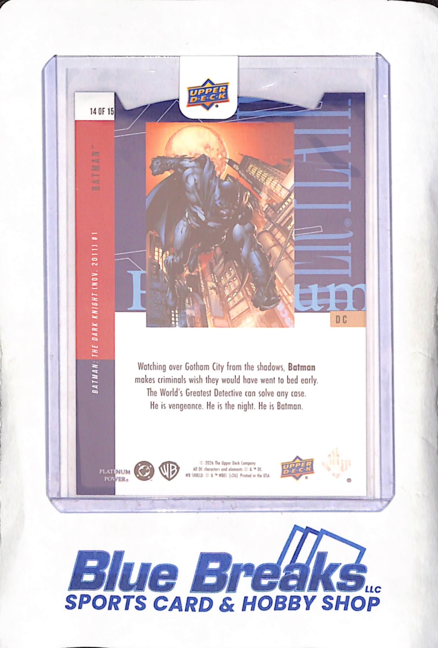 2026 Upper Deck Platinum Power - 1-15 Multi-Sport/Hero Set