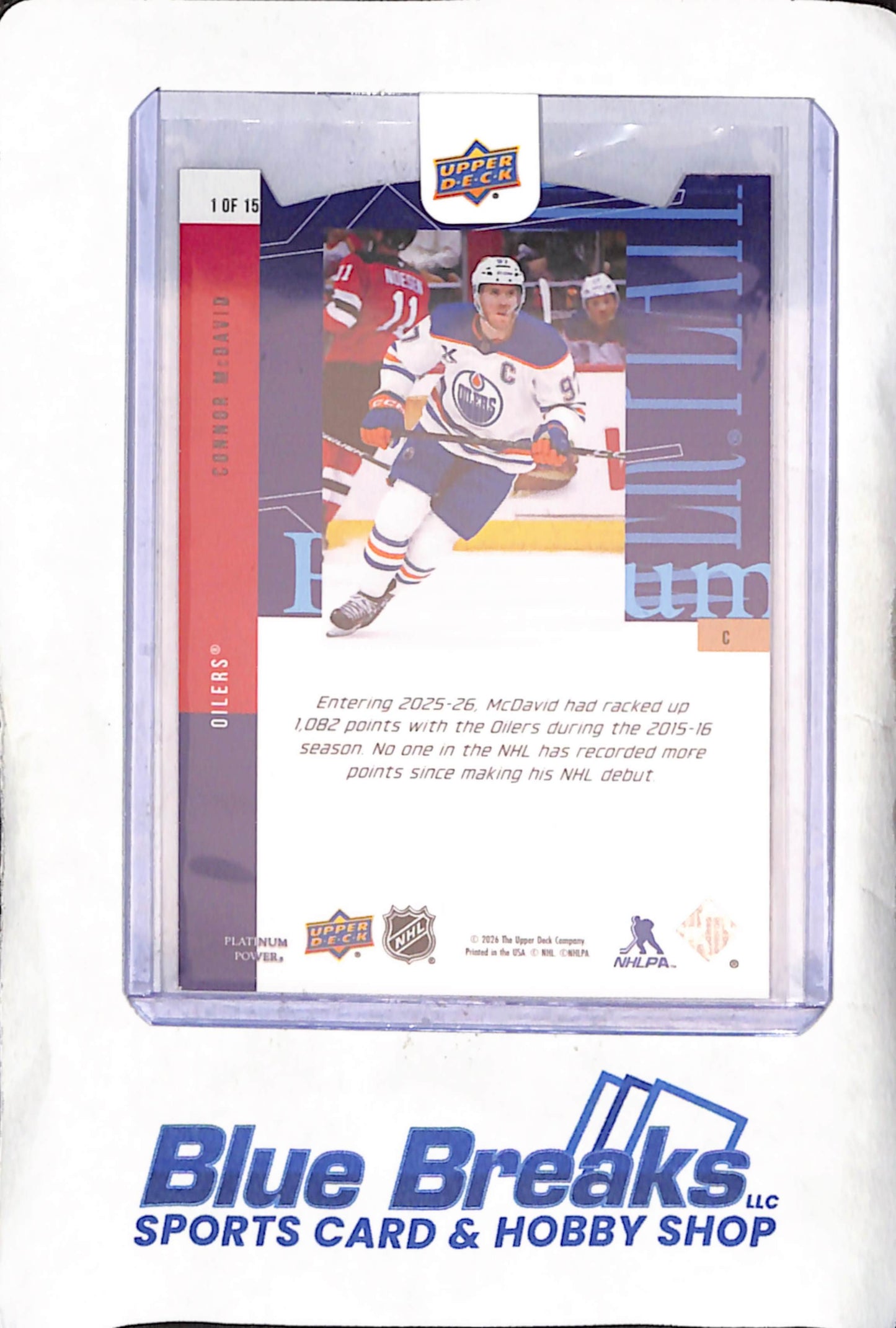 2026 Upper Deck Platinum Power - 1-15 Multi-Sport/Hero Set