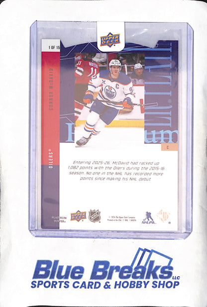 2026 Upper Deck Platinum Power - 1-15 Multi-Sport/Hero Set